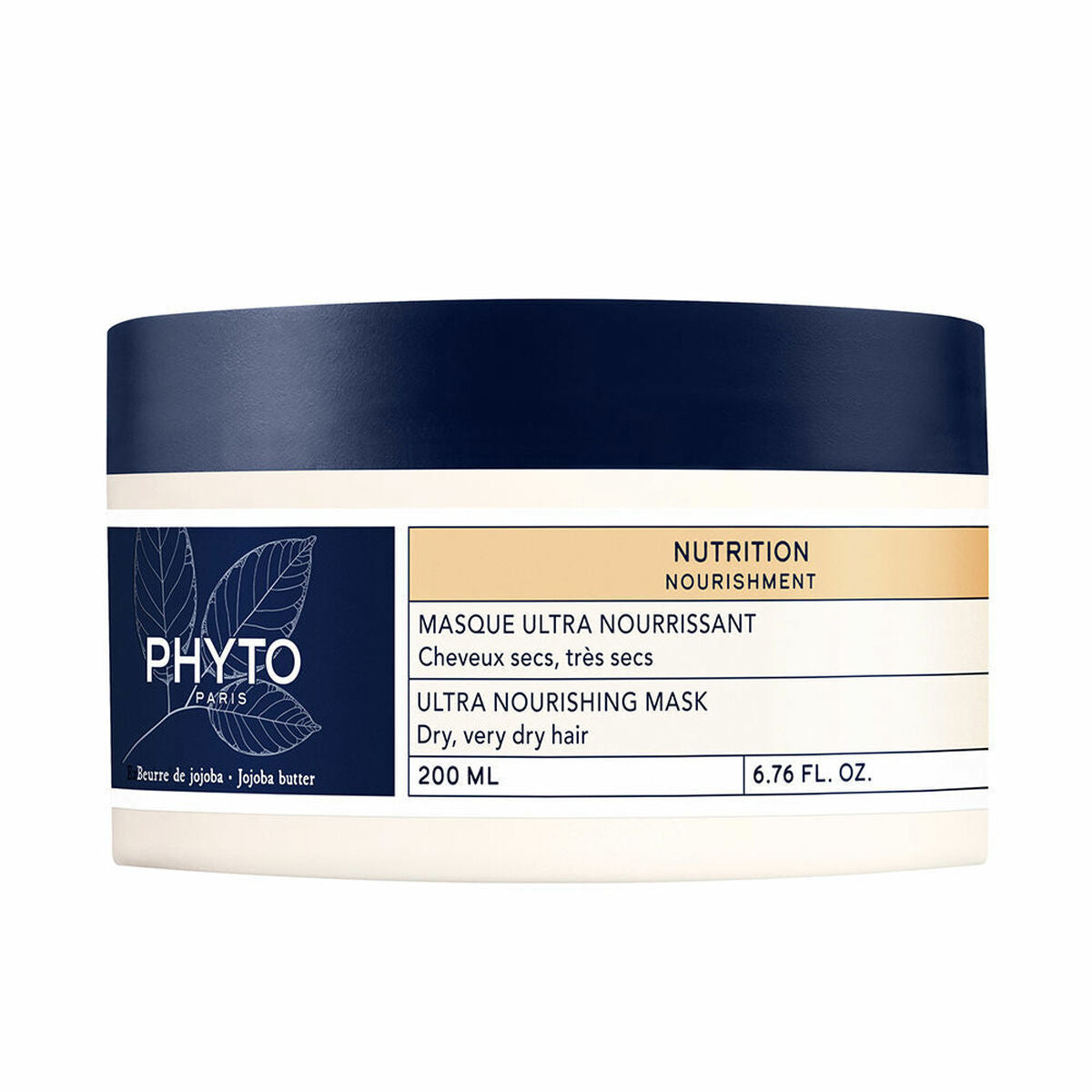 Hair Mask Phyto Paris Nutrition 200 ml for Women hair mask packaging