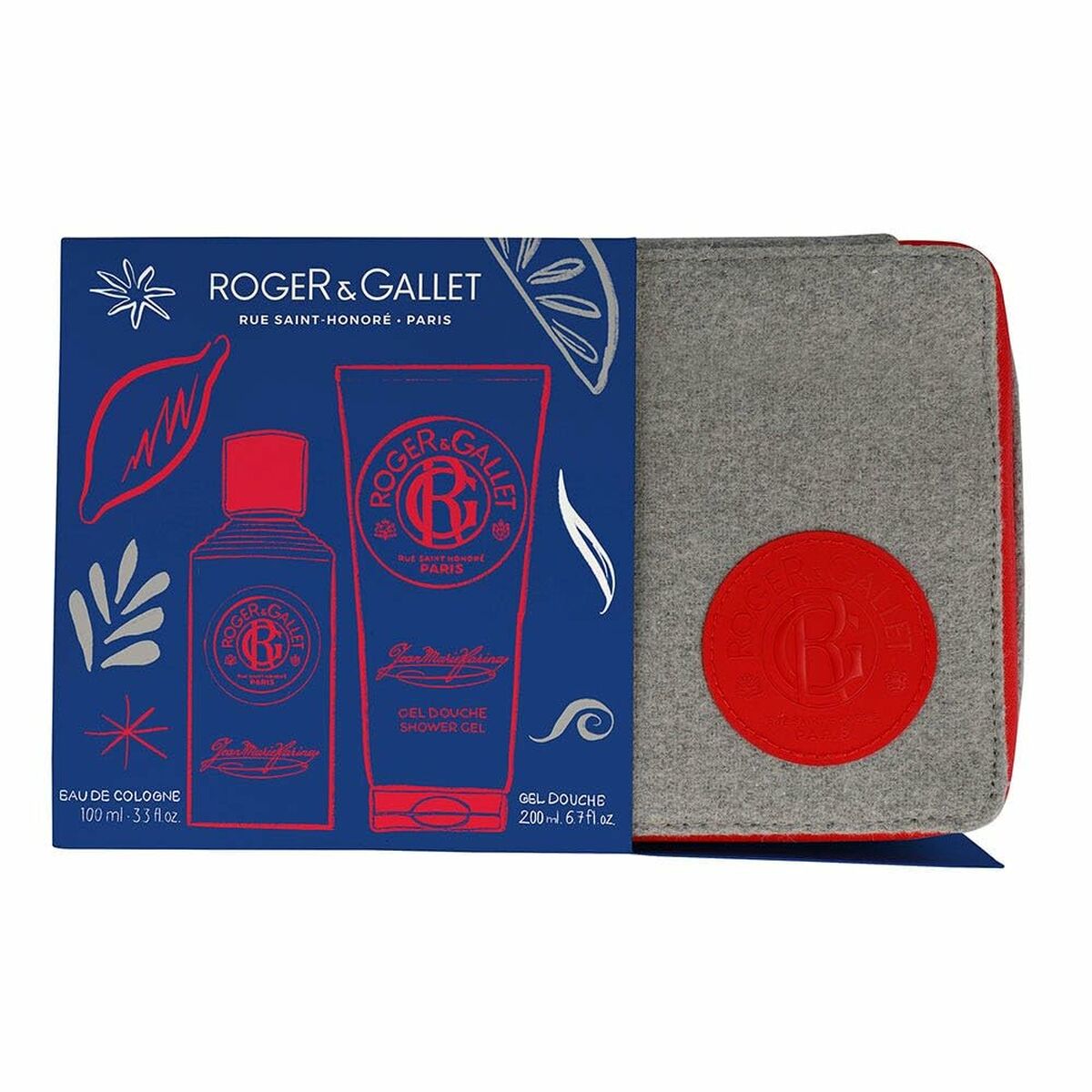 Women's Perfume Set Roger & Gallet JEAN-MARIE FARINA 2 Pieces product packaging