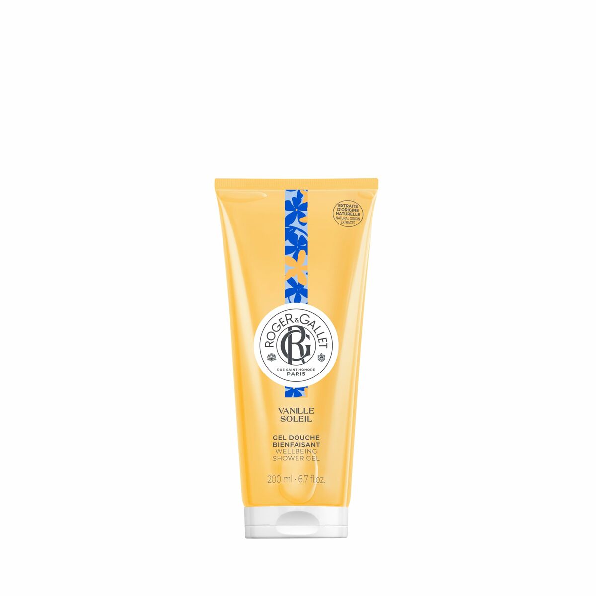 Shower Gel Roger & Gallet VAINILLE SOLEIL 200 ml for Women skincare packaging