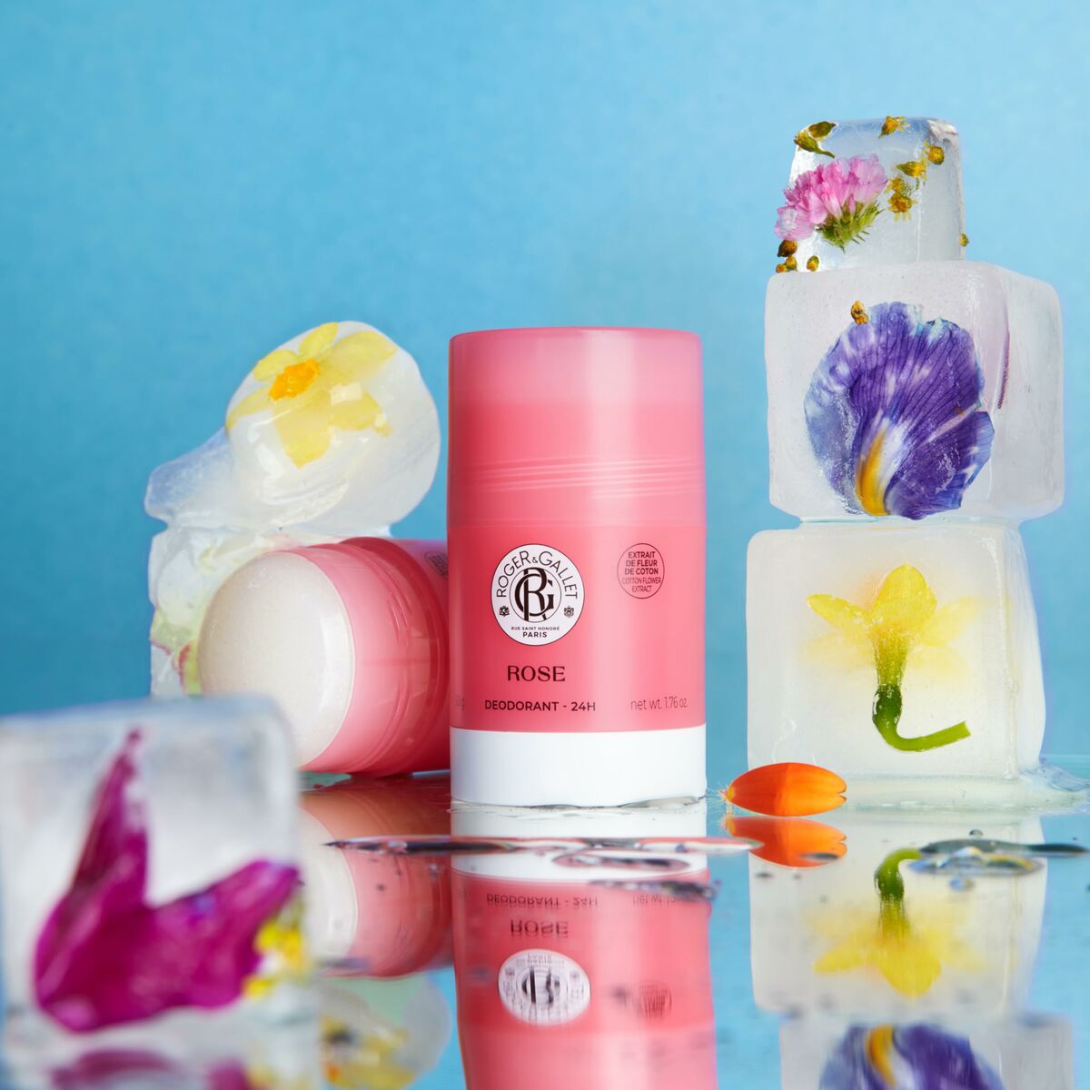 Spray Deodorant Roger & Gallet ROSE 50 g for Women product packaging