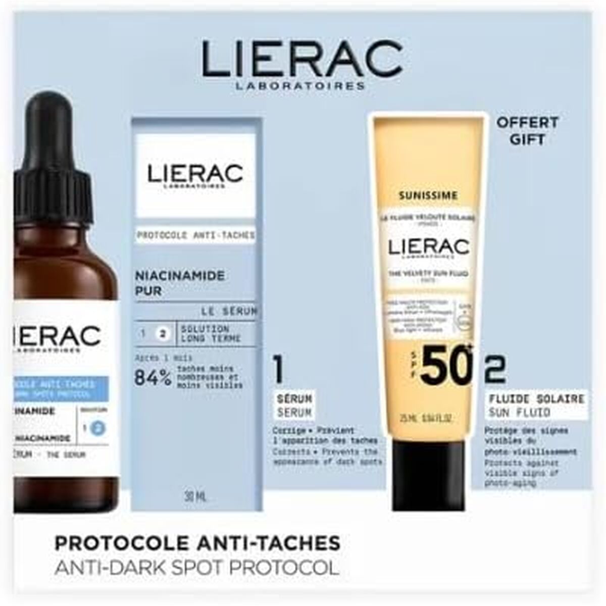 Make-Up Set Lierac PROTOCOLO 2 Pieces product packaging