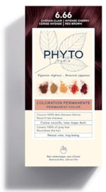 Phyto, Color, Permanent Hair Dye, 6.66 Intense Cherry Red Brown, 50 ml