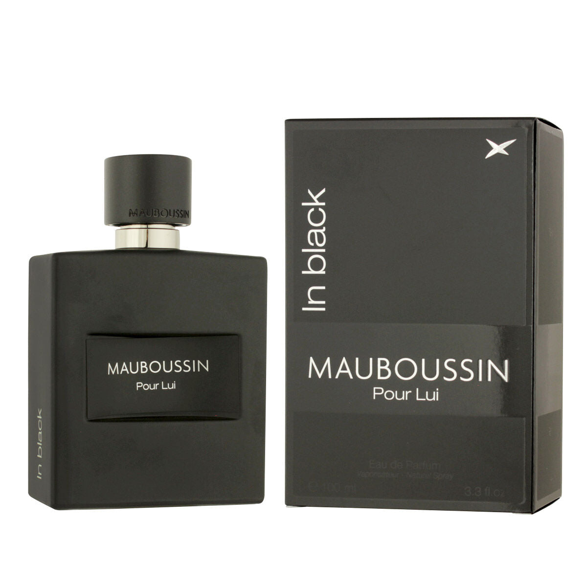 Men's Perfume Mauboussin Pour Lui in Black 100 ml for Men product packaging