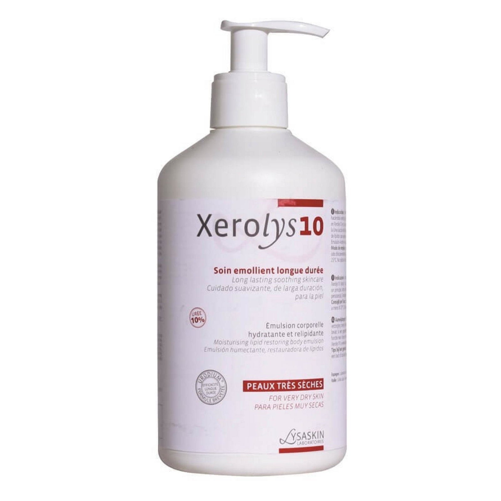 Lab Lysaskin, Xerolys 10, Urodium, Emollient, Daily, Emulsion, For Face, 200 ml