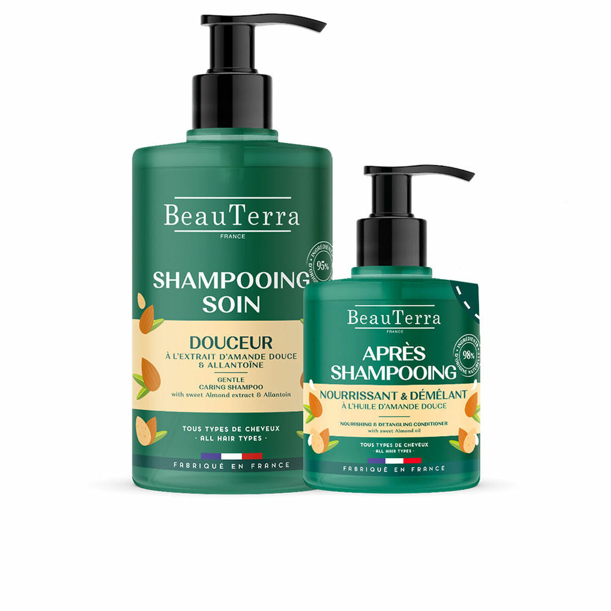 Shampoo Beauterra EXTRA-DOUX 2 Pieces for Women shampoo bottle
