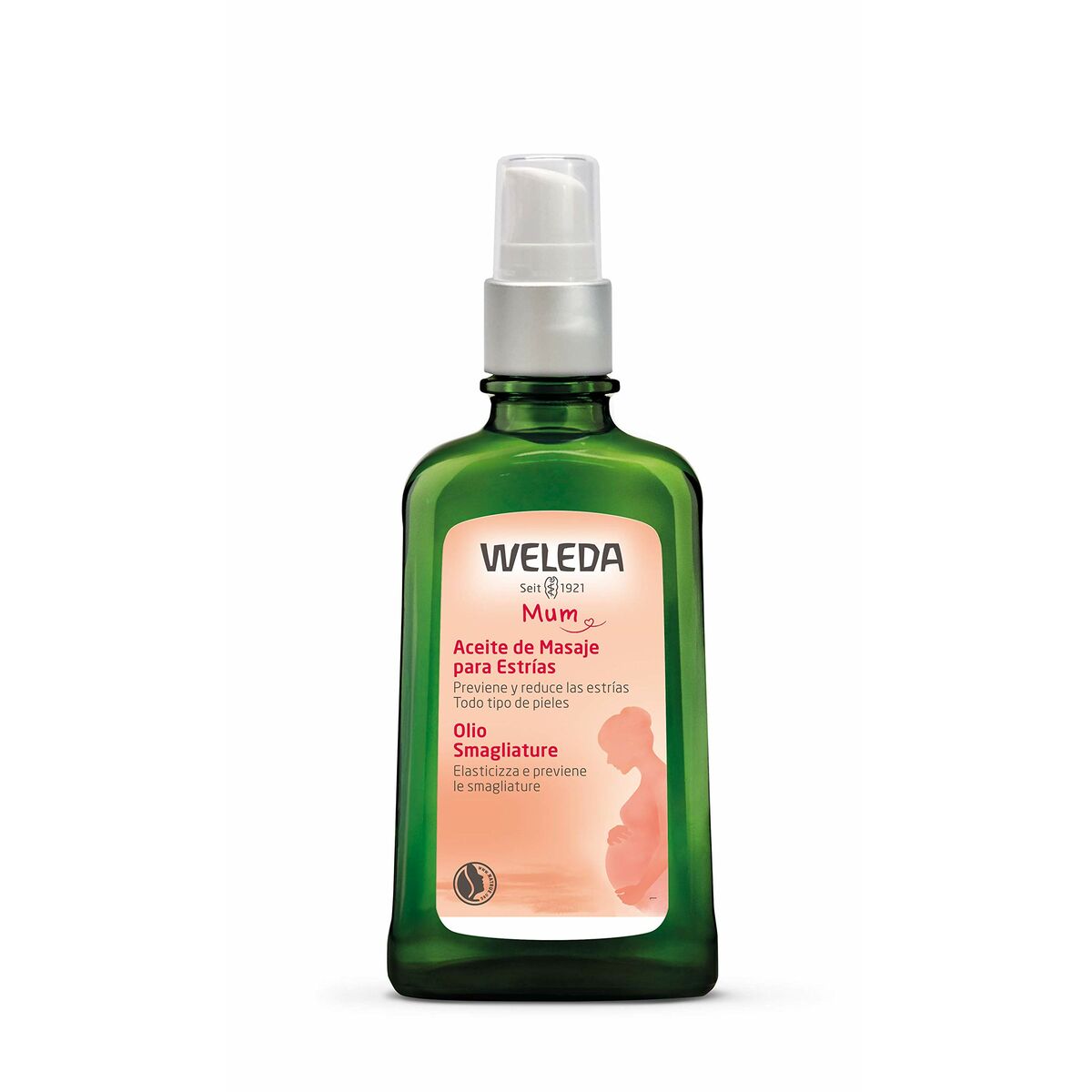 Anti-Stretch Mark Oil Weleda 100 ml product packaging