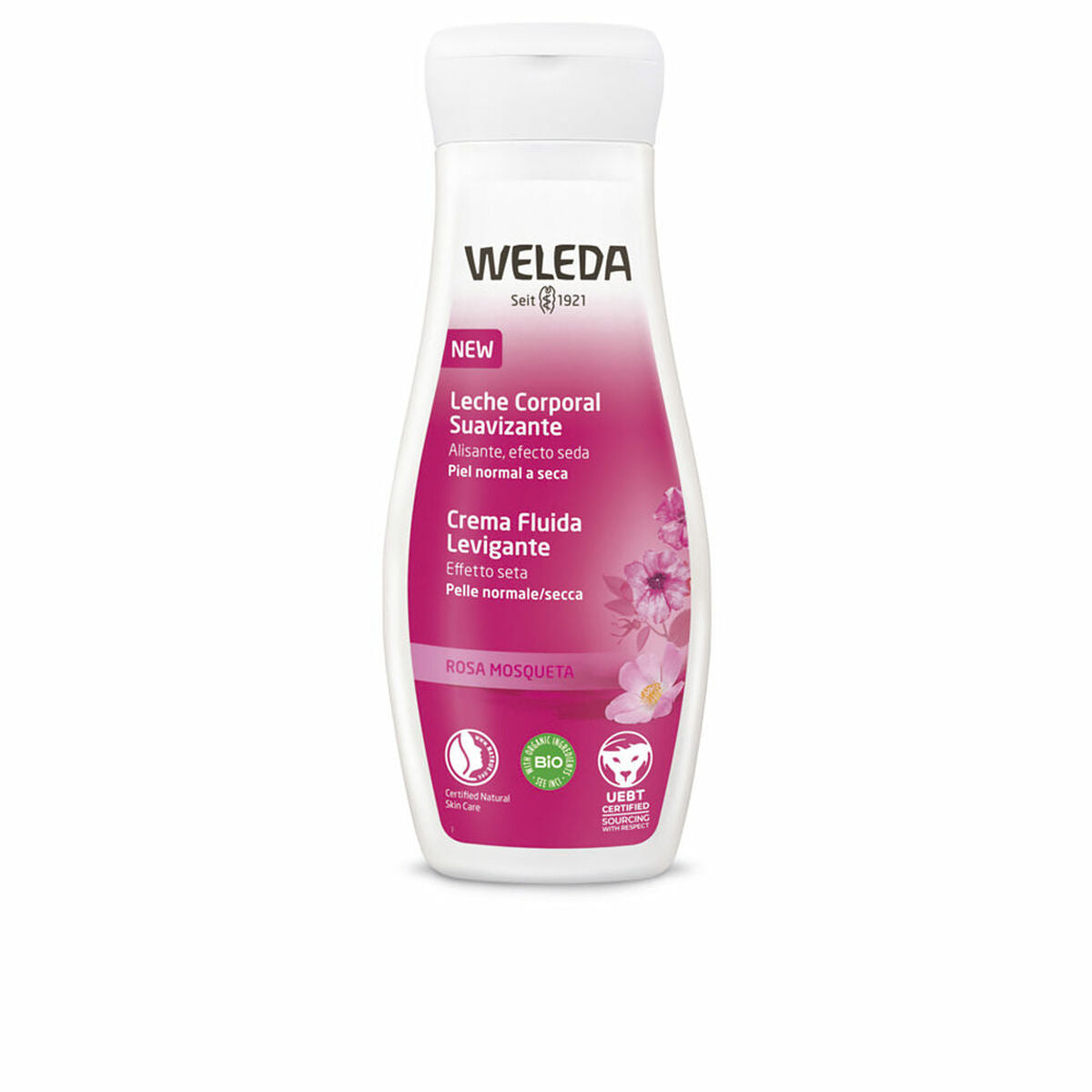 Body Lotion Weleda Rosa Mosqueta 200 ml Softening Rosehip skincare packaging