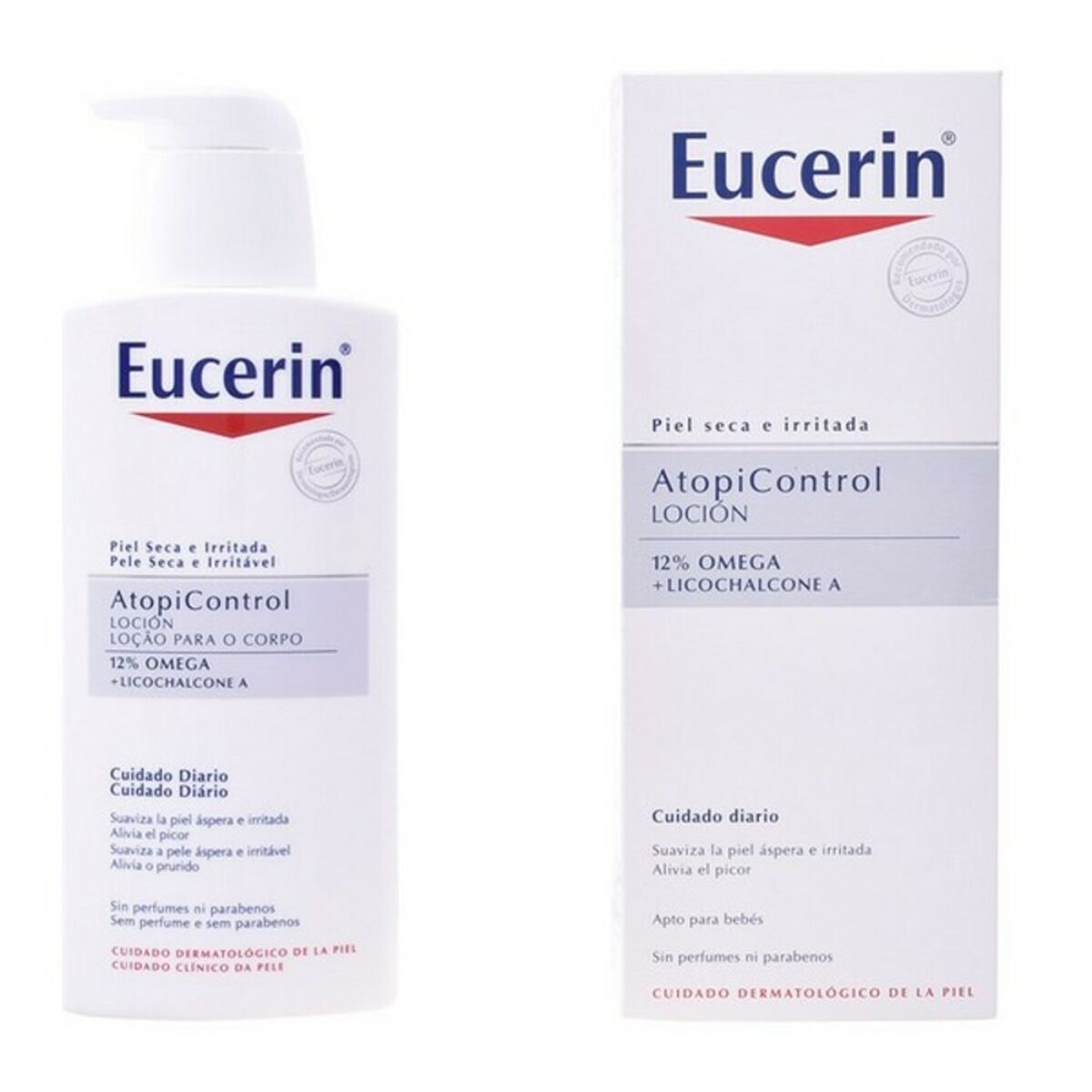 Calming Lotion Eucerin Atopicontrol 400 ml skincare packaging