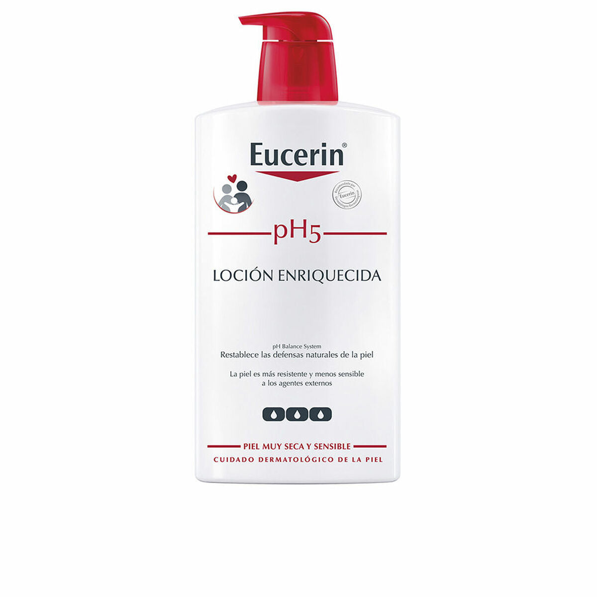 Body Lotion Eucerin pH5 1 L skincare packaging