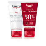 Hand Cream Eucerin Crema De Manos Lote 75 ml 2 Units skincare packaging