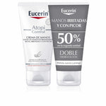 Hand Cream Eucerin Atopicontrol Crema De Manos Lote 75 ml 2 Units skincare packaging