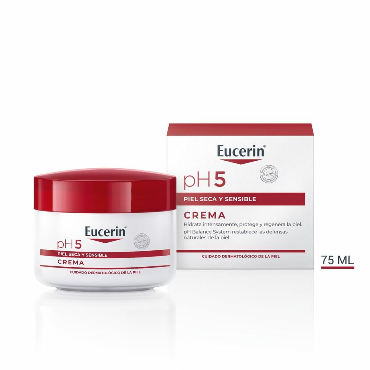 Hydrating Cream Eucerin PH5 75 ml skincare packaging
