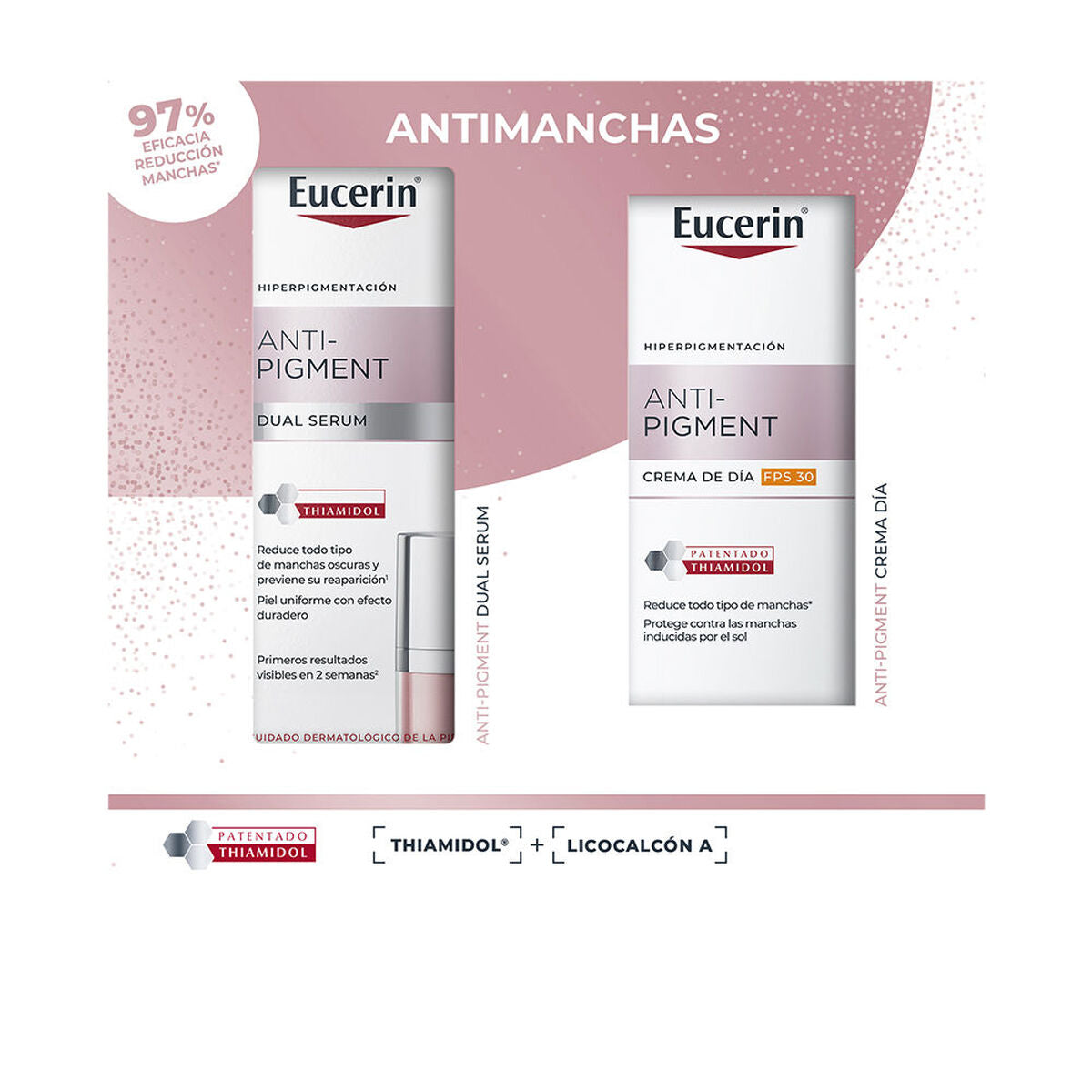 Women's Cosmetics Set Eucerin ANTI-PIGMENT 2 Pieces product packaging