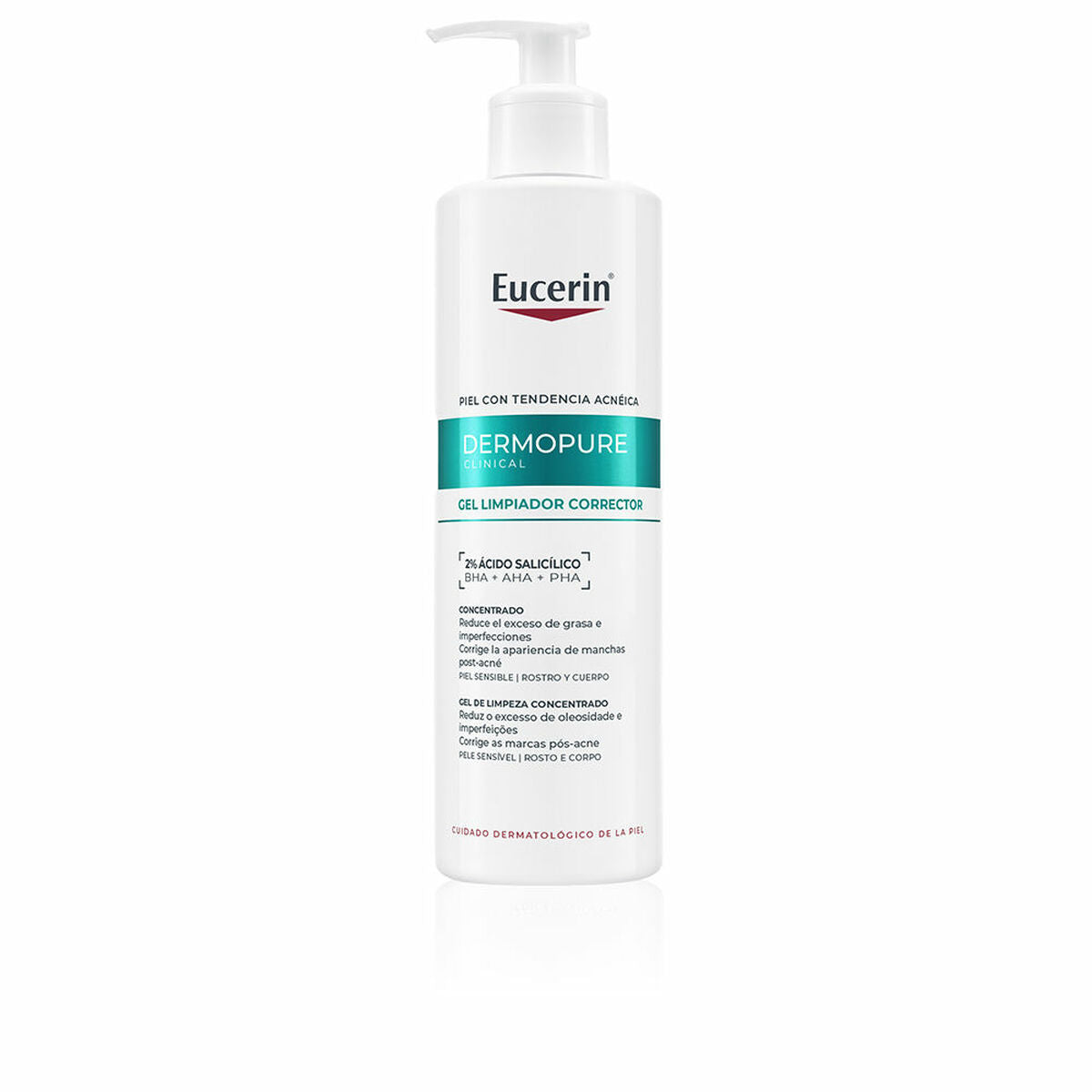 Facial Cleansing Gel Eucerin DERMOPURE 400 ml skincare packaging