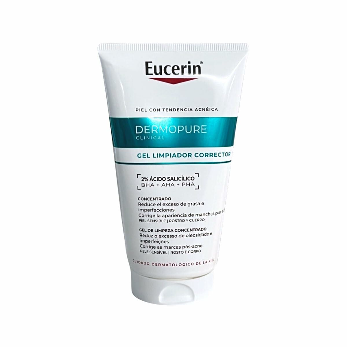 Facial Cleansing Gel Eucerin DERMOPURE 150 ml skincare packaging