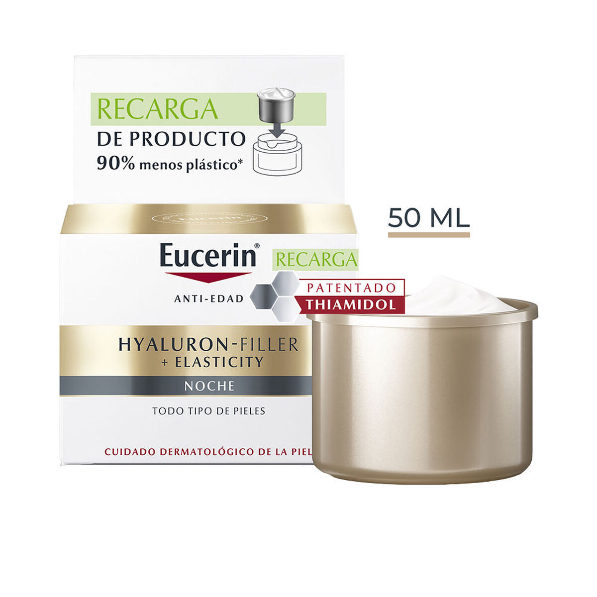Facial Cream Eucerin HYALURON FILLER 50 ml skincare packaging