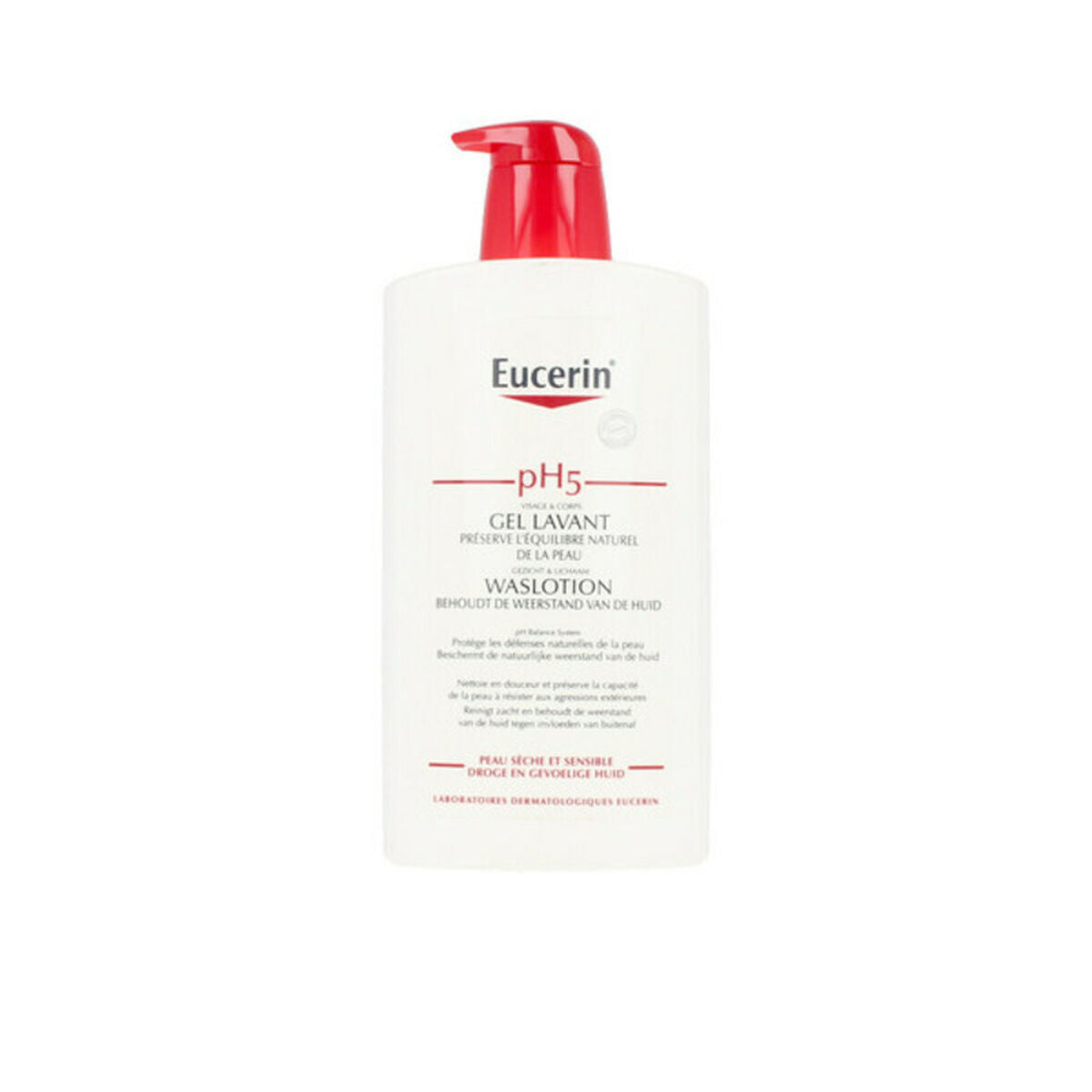 Bath Gel Eucerin 1 L for Women skincare packaging