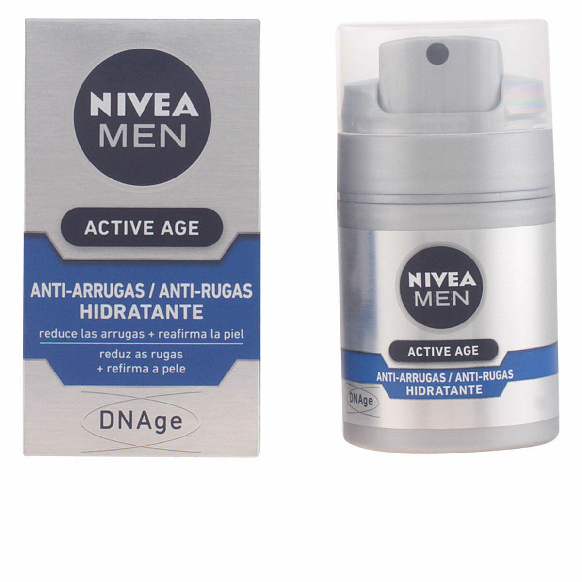 Anti-Wrinkle Cream Nivea Men Active Age Spf 15 50 ml for Men skincare packaging