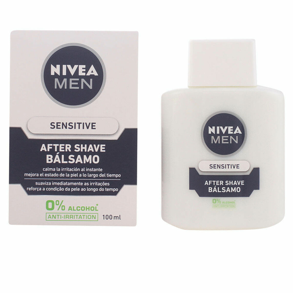 Aftershave Nivea 100 ml 0% Alcohol product packaging