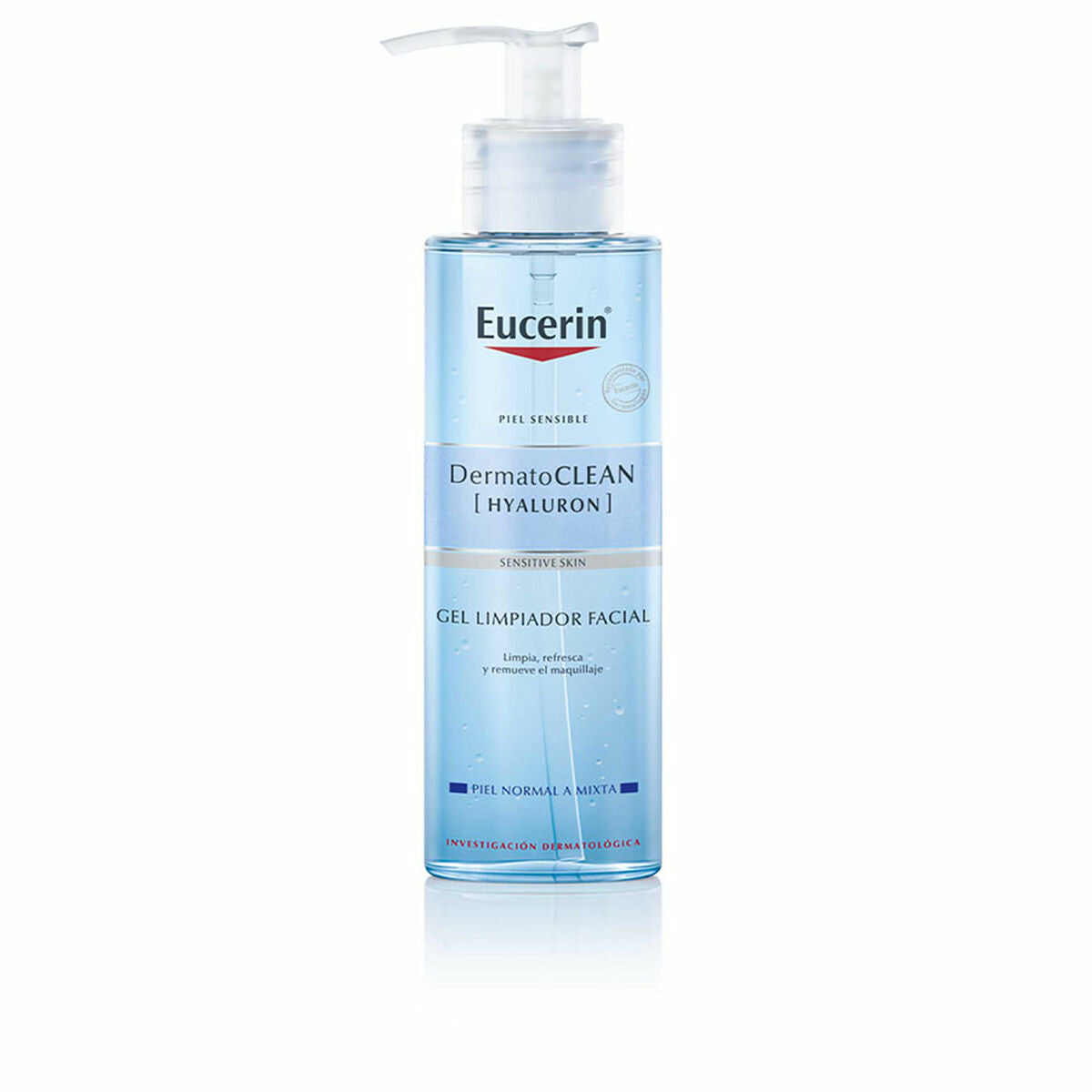 Facial Cleansing Gel Eucerin DermatoCLEAN Hyaluron Sensitive skin (200 ml) skincare packaging