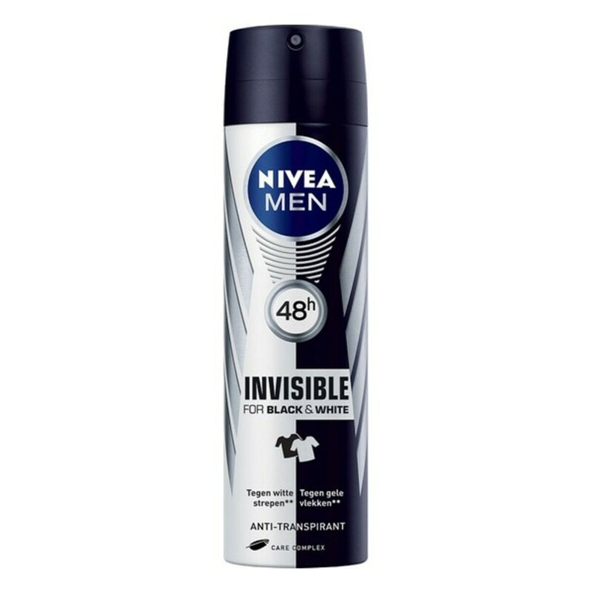 Spray Deodorant Nivea Men Black White Invisible 200 ml for Men product packaging