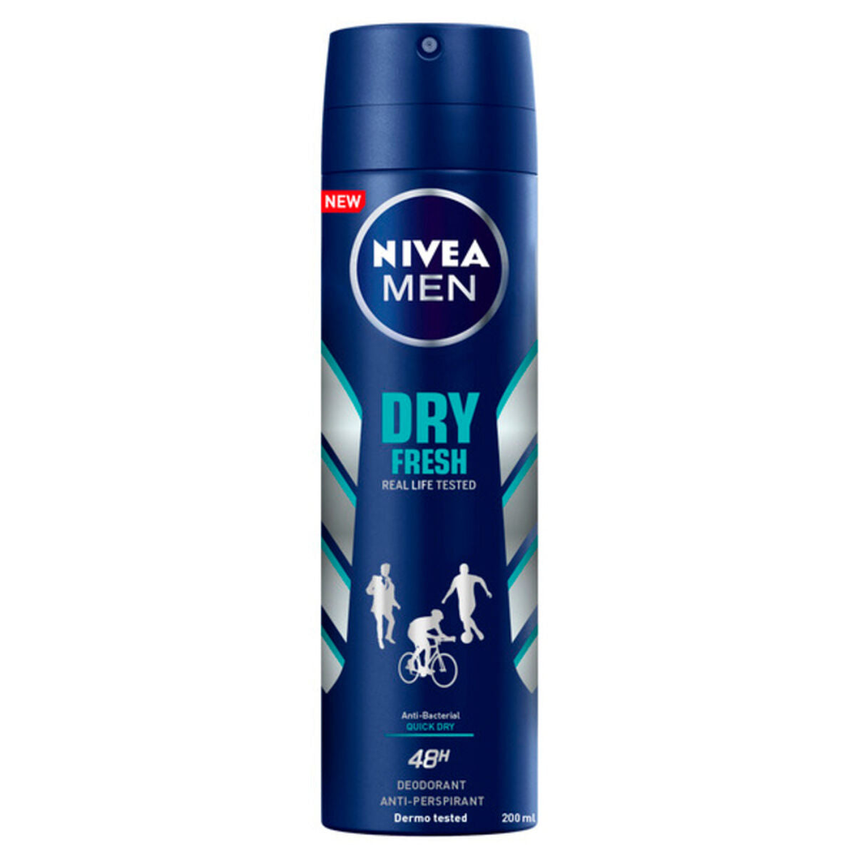 Spray Deodorant Nivea 124-6158 200 ml for Men product packaging