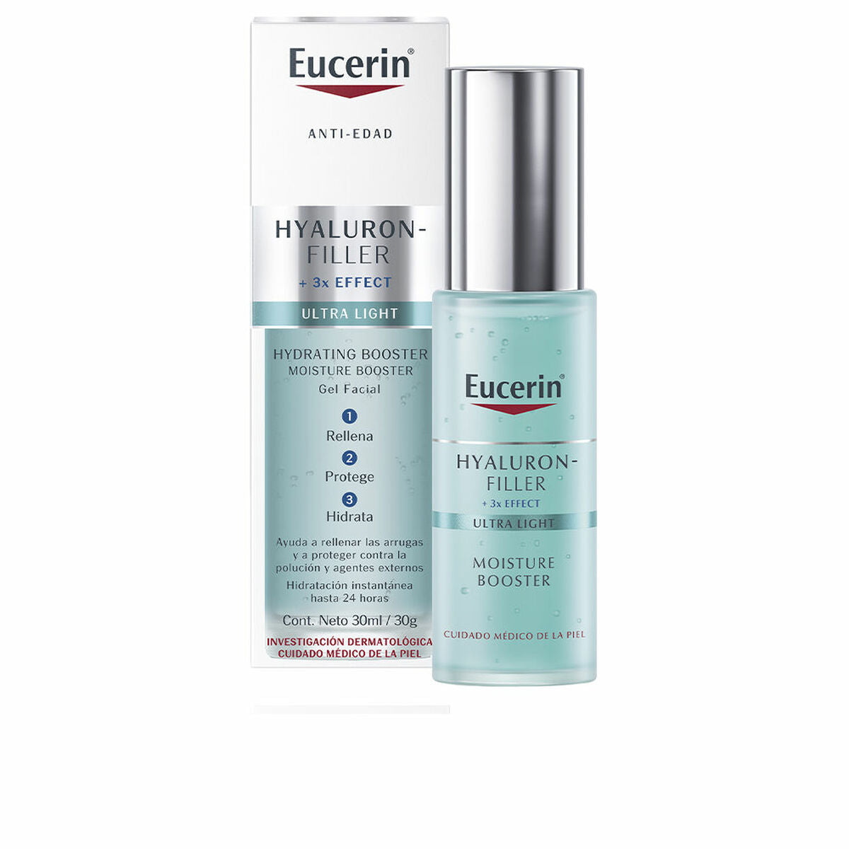 Facial Gel Eucerin Hyaluron Filler 30 ml skincare packaging