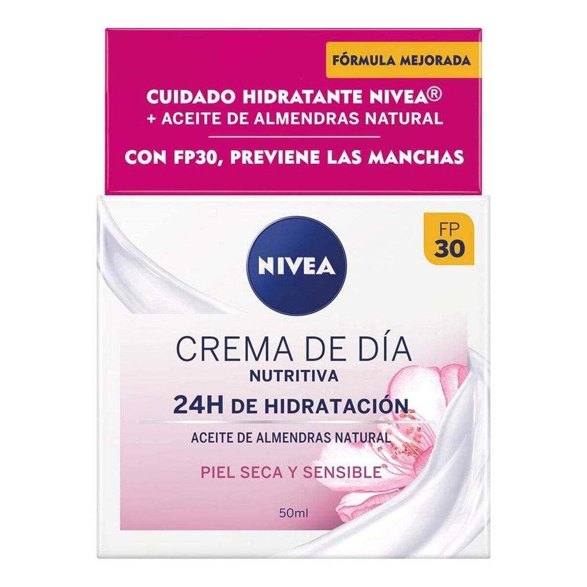 Day Cream Nivea CREMA DE DÍA NUTRITIVA Spf 30 50 ml skincare packaging