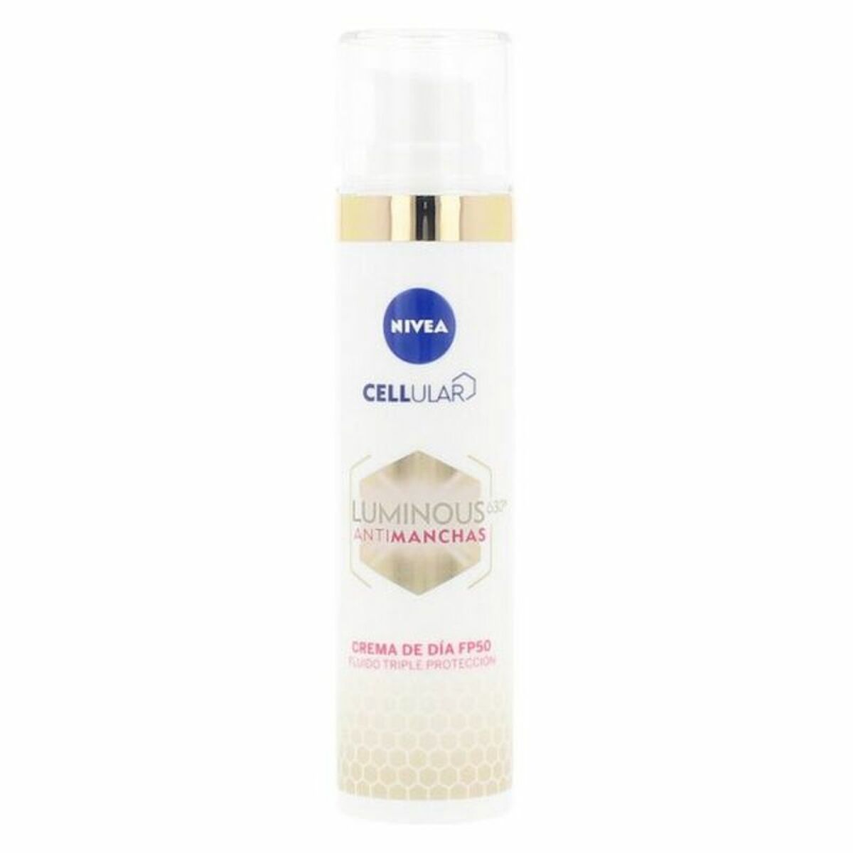 Cleansing Cream Nivea Luminous Antimanchas Spf 50 40 ml for Women skincare packaging