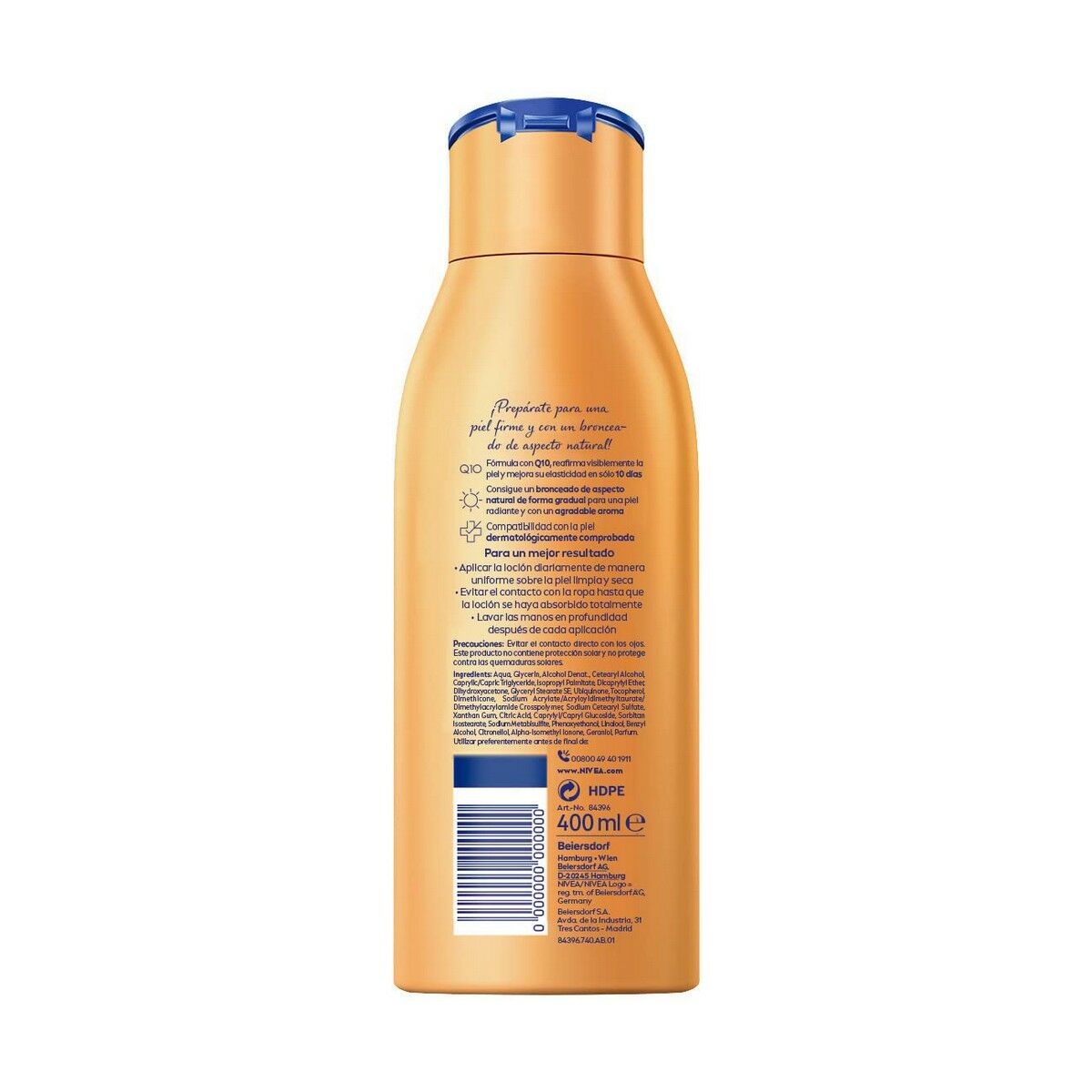 Body Lotion Nivea Q10+ 400 ml Self-Tanning [Lotion/Spray/Milk] Q10+ skincare packaging