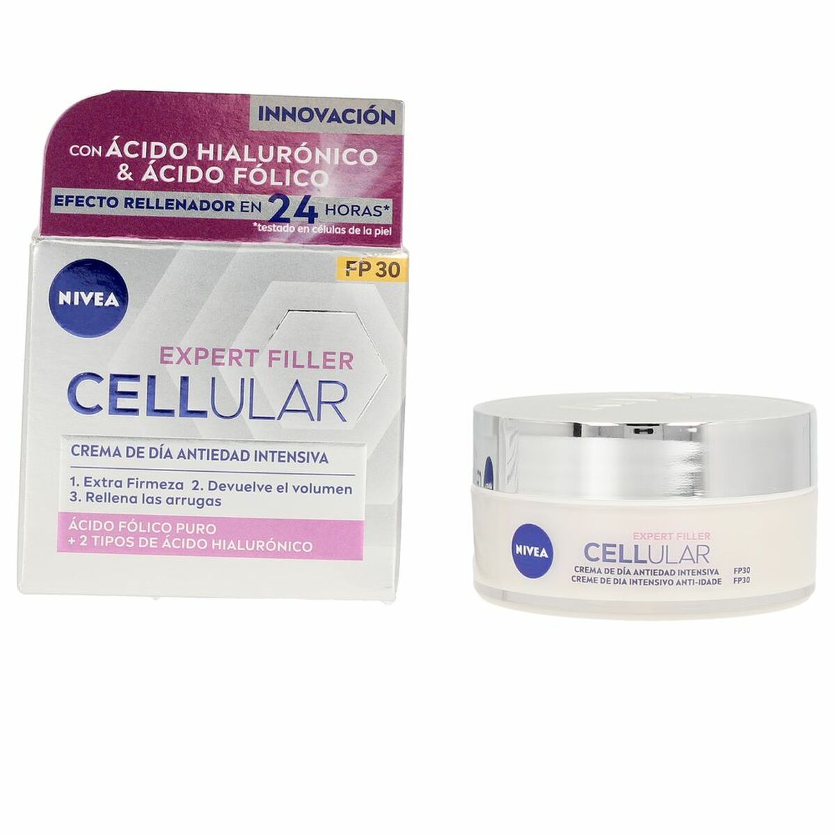 Day Cream Nivea Cellular Filler Spf 30 50 ml for Women skincare packaging