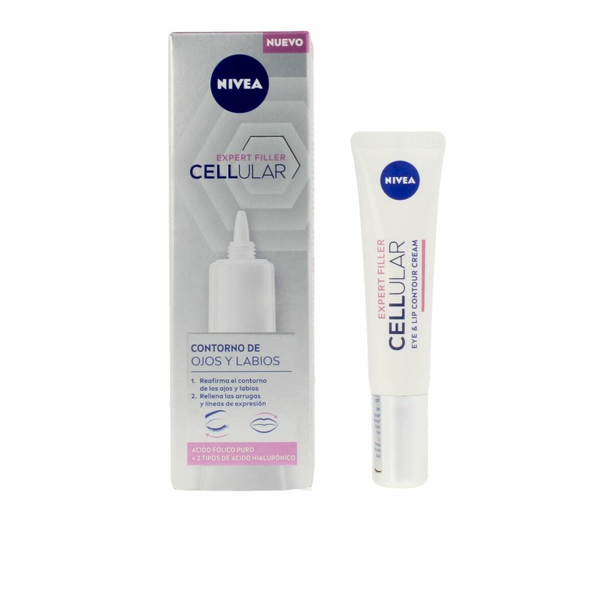 Balm for the Eye Area Nivea Cellular Filler 15 ml for Women skincare packaging