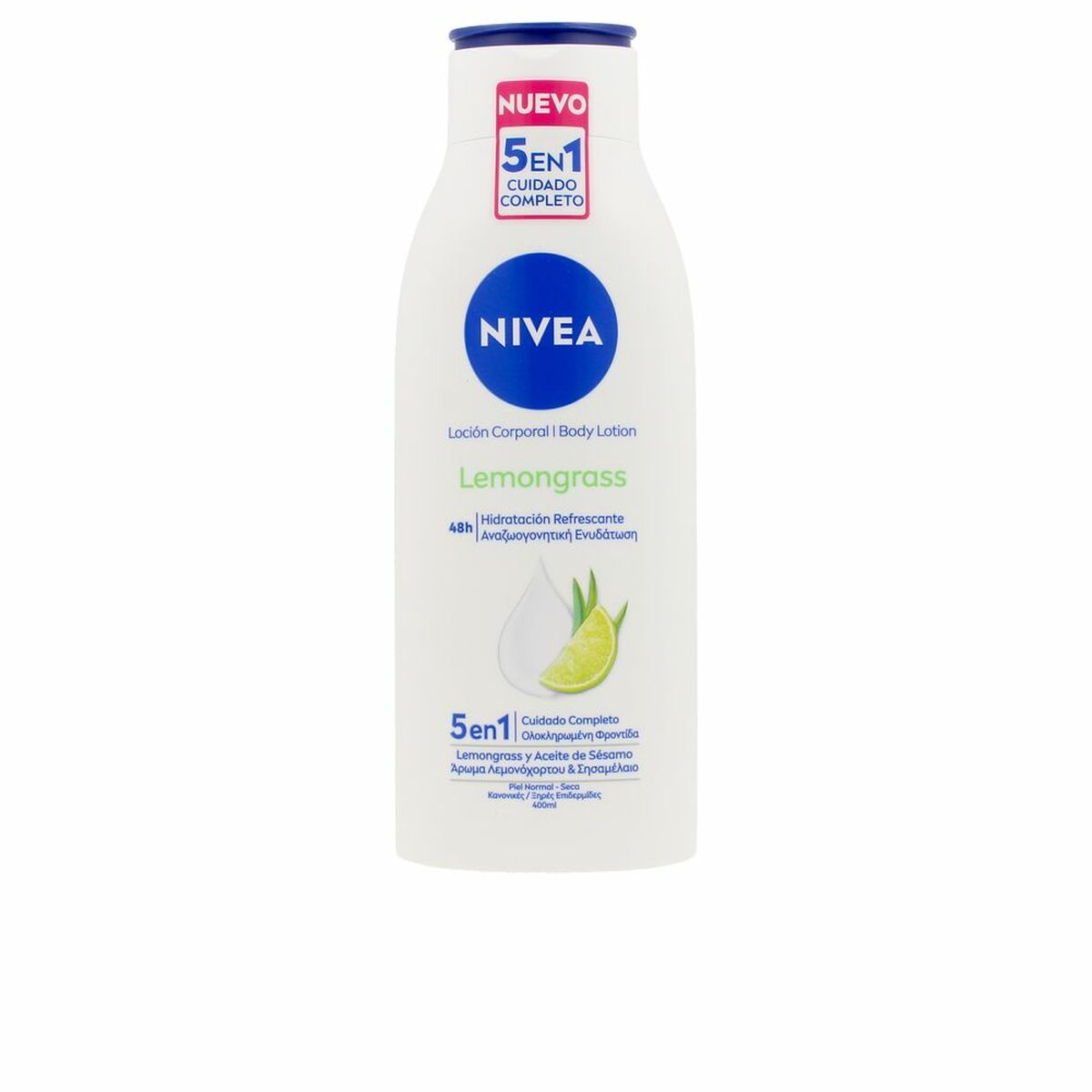 Body Lotion Nivea Lemongrass 400 ml skincare packaging