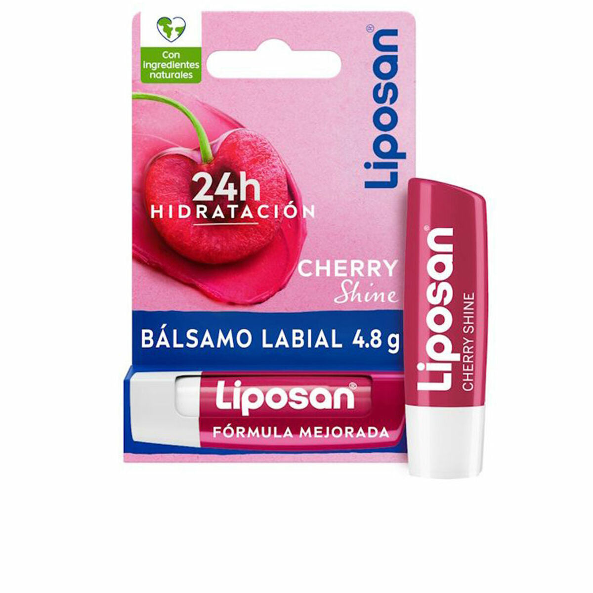 Lip Balm Liposan CHERRY SHINE 4,8 g 4.8 g for Women skincare packaging