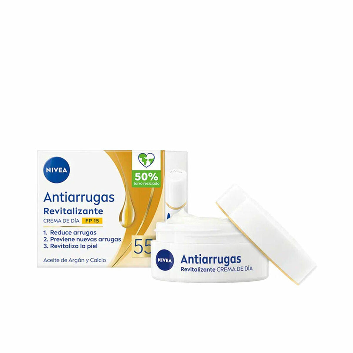 Day Cream Havaianas ANTI-ARRUGAS 55+ Spf 15 50 ml for Women skincare packaging