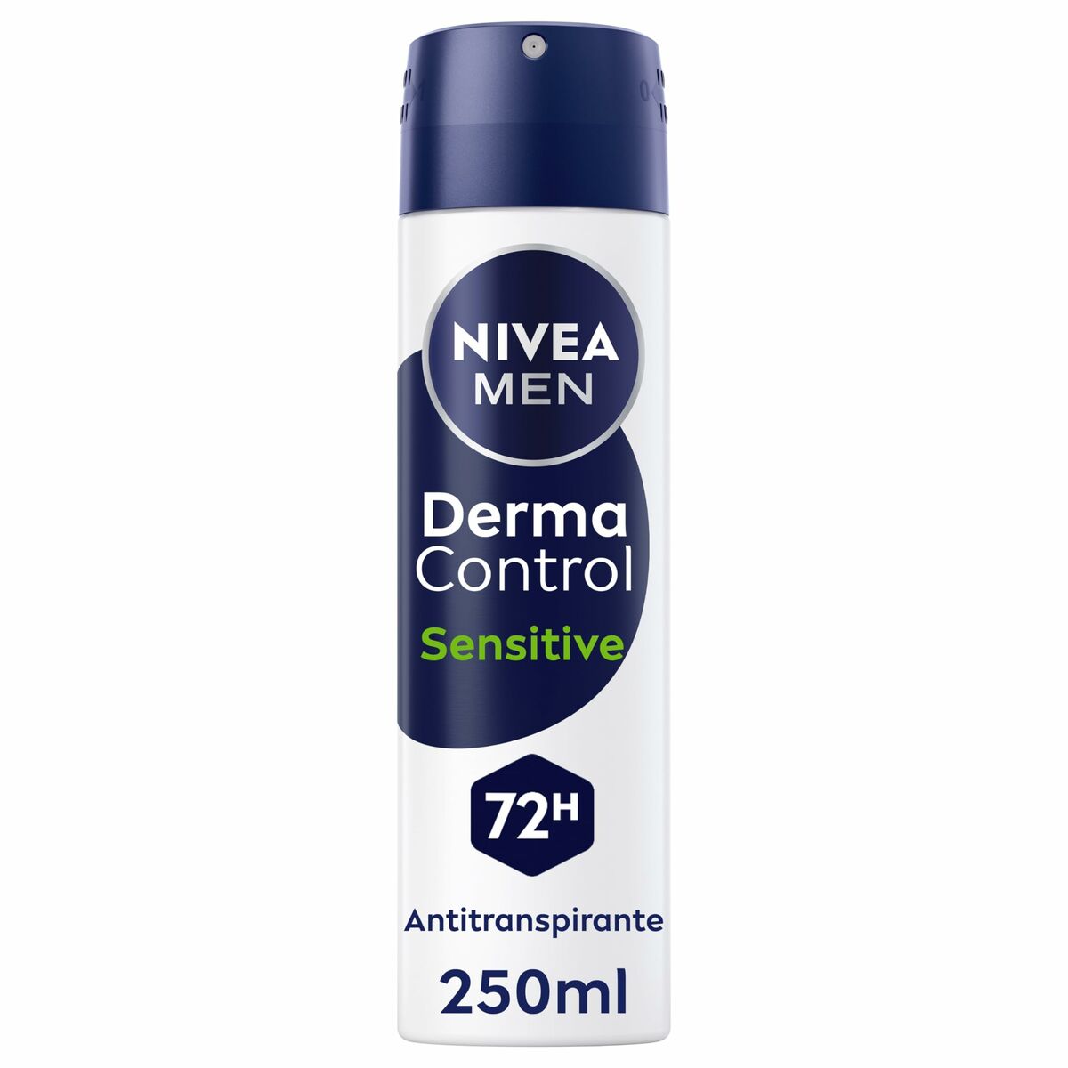 Spray Deodorant Nivea DERMA CONTROL SENSITIVE 250 ml for Men product packaging