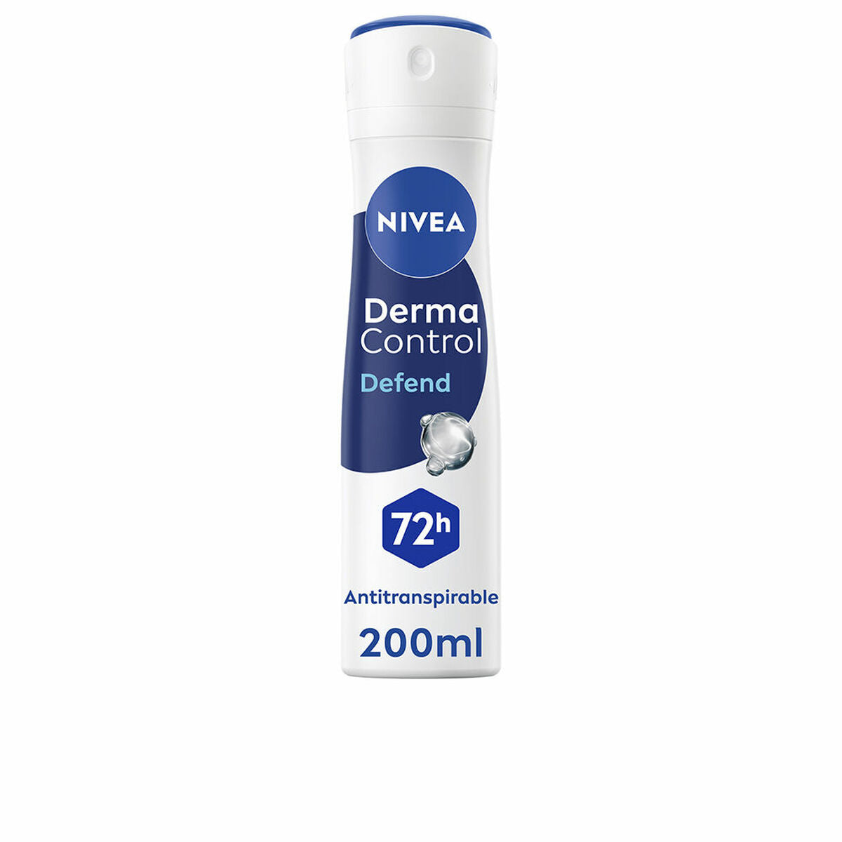Spray Deodorant Nivea DERMA CONTROL 200 ml for Women product packaging