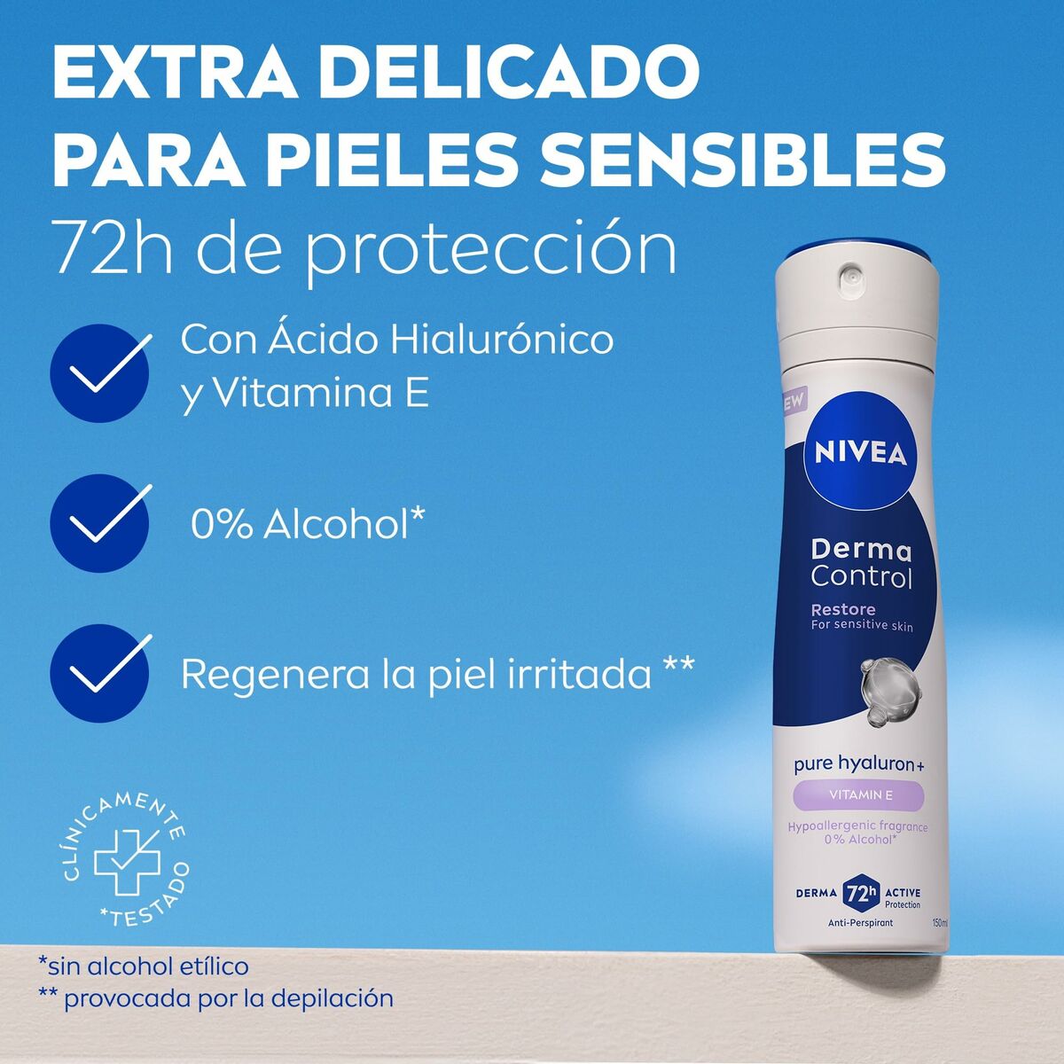 Spray Deodorant Nivea DERMA PROTECT 250 ml for Women product packaging