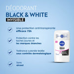 Stick Deodorant Nivea INVISIBLE BLACK & WHITE 50 ml product packaging