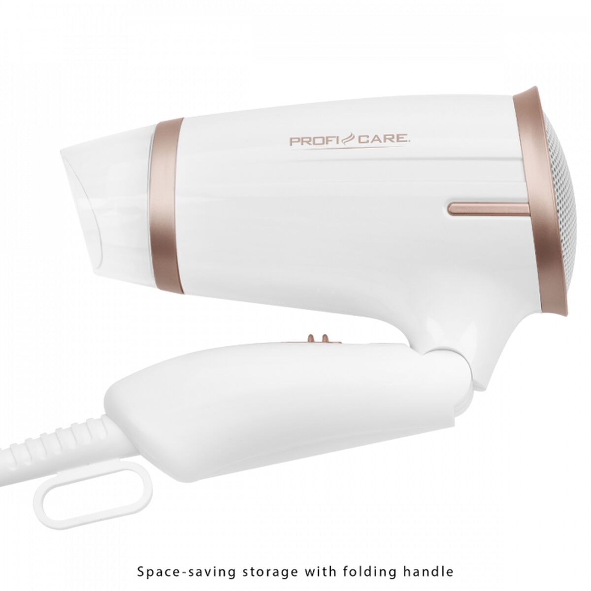 Hairdryer ProfiCare PC-HT 3009 White Champagne Printed 1400 W product packaging