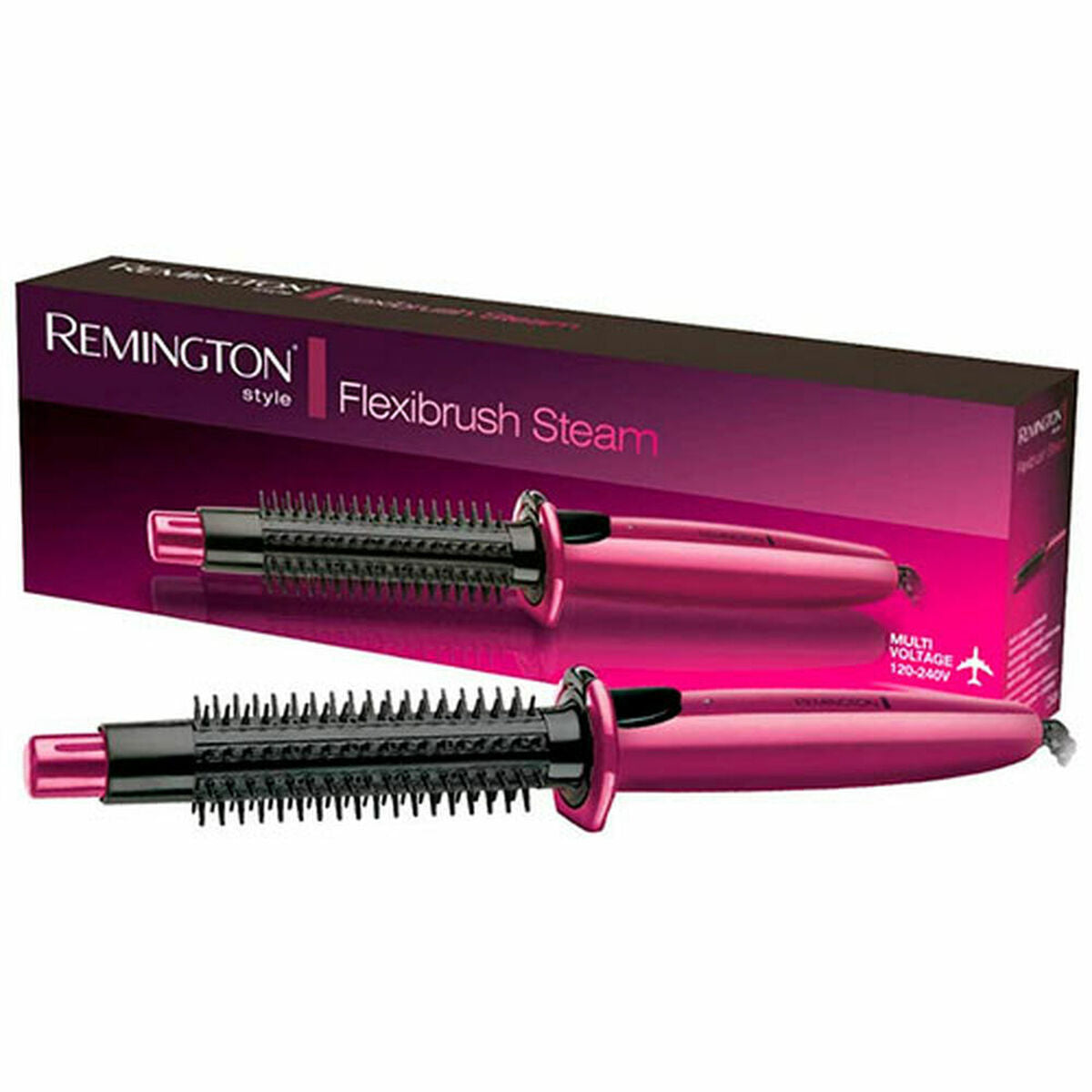 Ceramic Straightening Brush Remington Flexibrush Steam product packaging