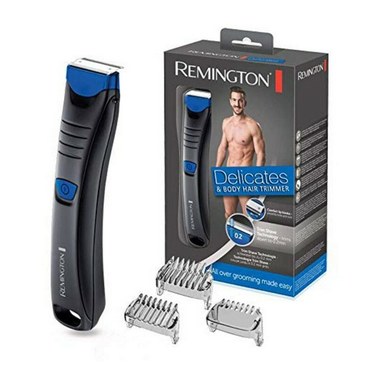 Cordless Hair Clippers Remington BHT250 product packaging