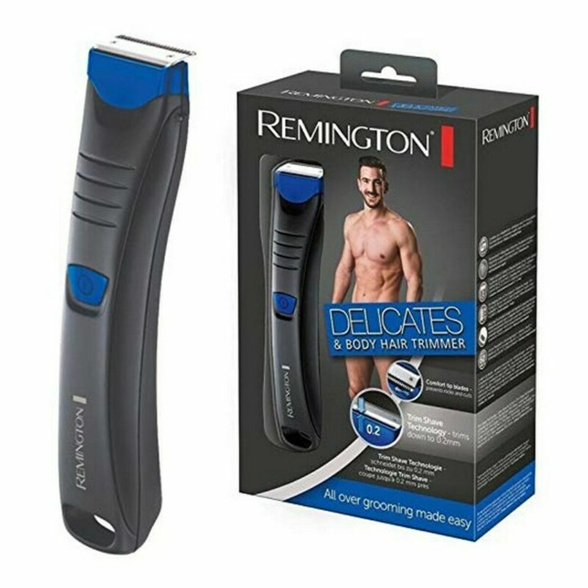 Cordless Hair Clippers Remington BHT250 product packaging