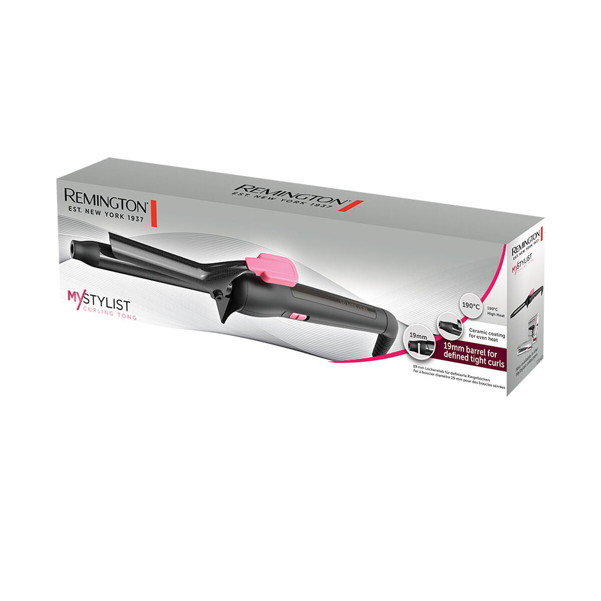 Hair Tongs Remington CI1A119 product packaging