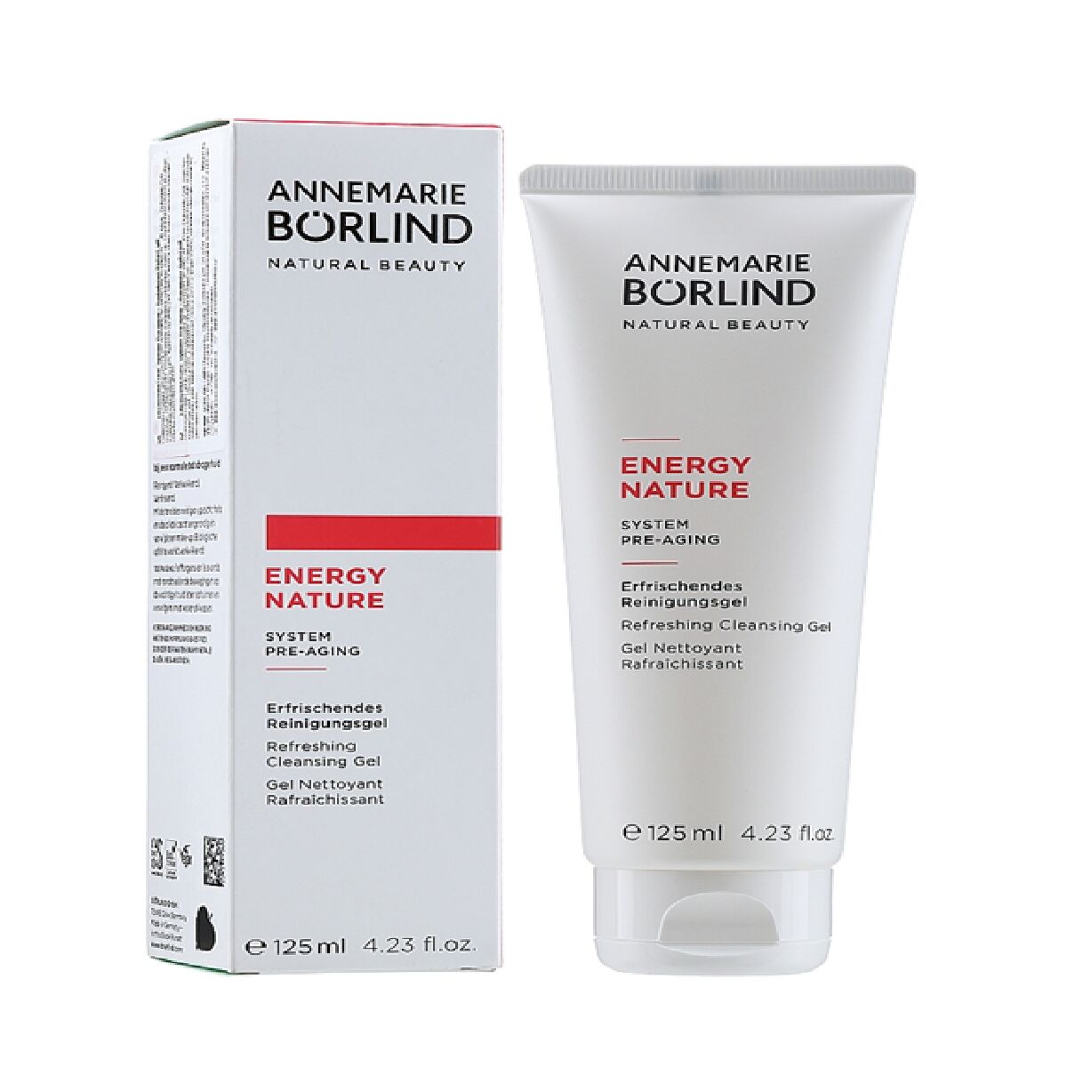 Facial Cleansing Gel Annemarie Borlind Energy Nature 125 ml for Women skincare packaging