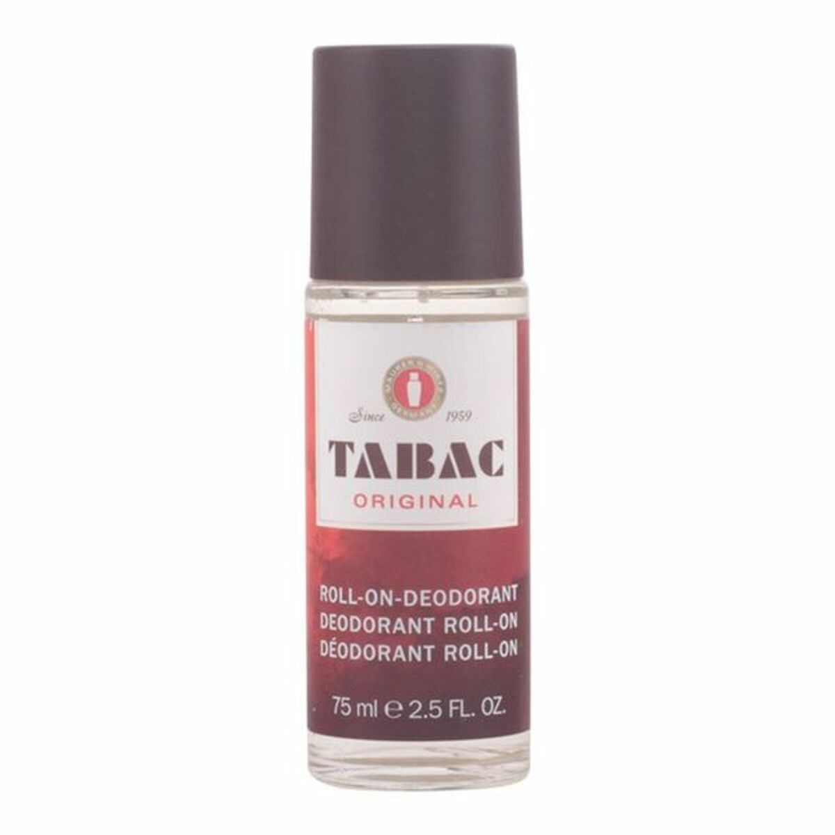 Roll-On Deodorant Tabac 75 ml for Men product packaging