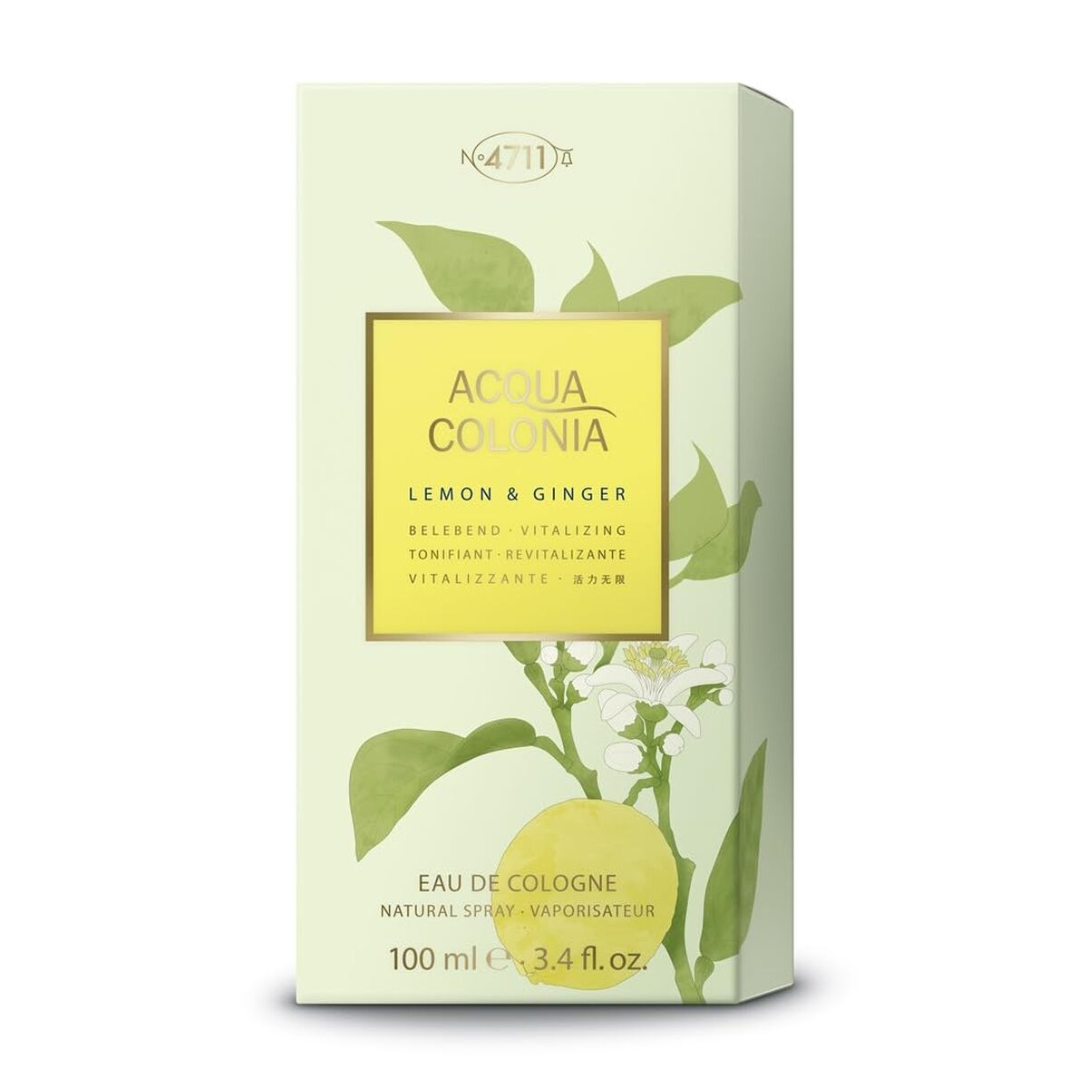 Unisex Perfume 4711 ACQUA COLONIA LEMON AND GINGER 100 ml product packaging