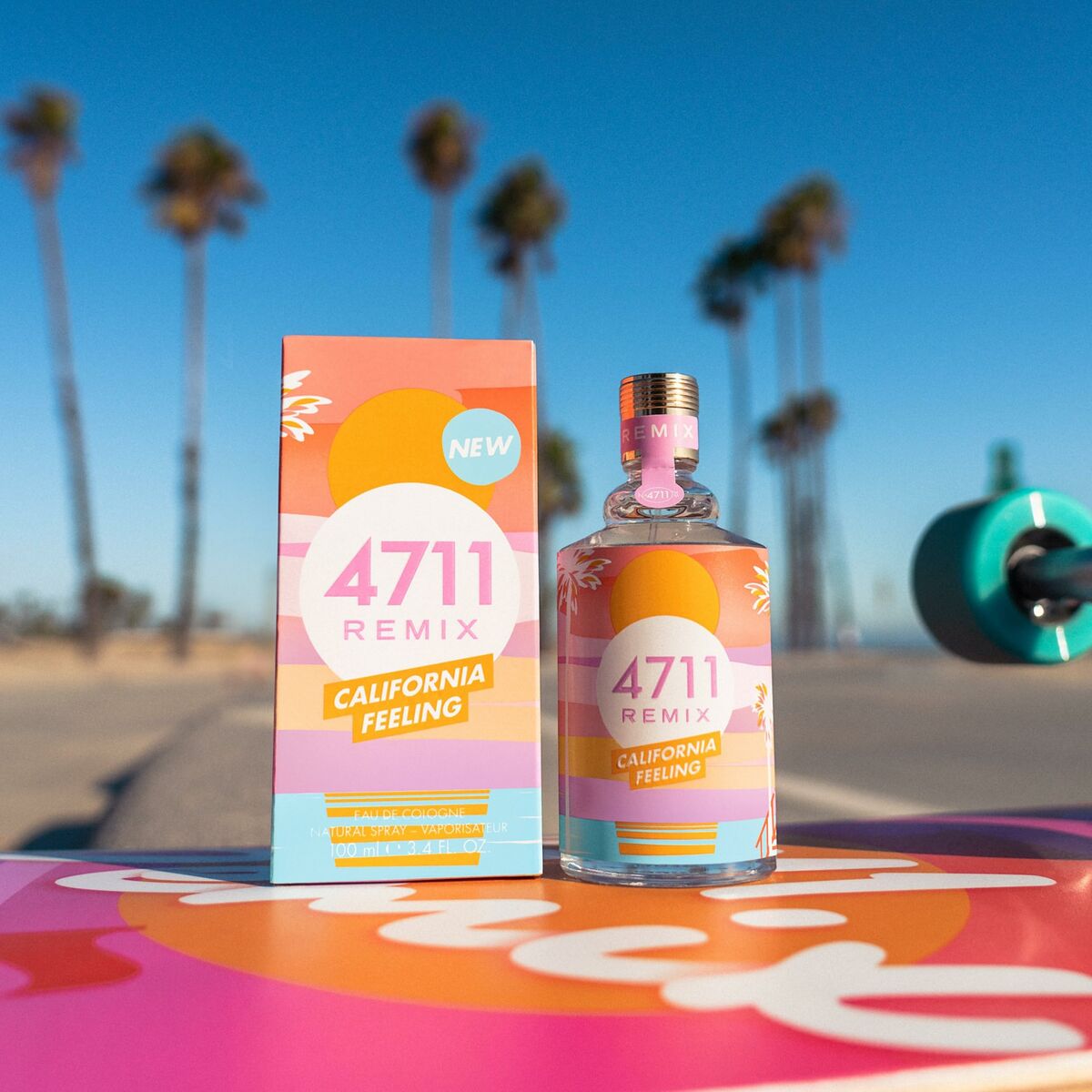 Eau de Cologne 4711 REMIX CALIFORNIA FEELING 4711 Remix CaliforniaFeeling EDC 100 ml bottle