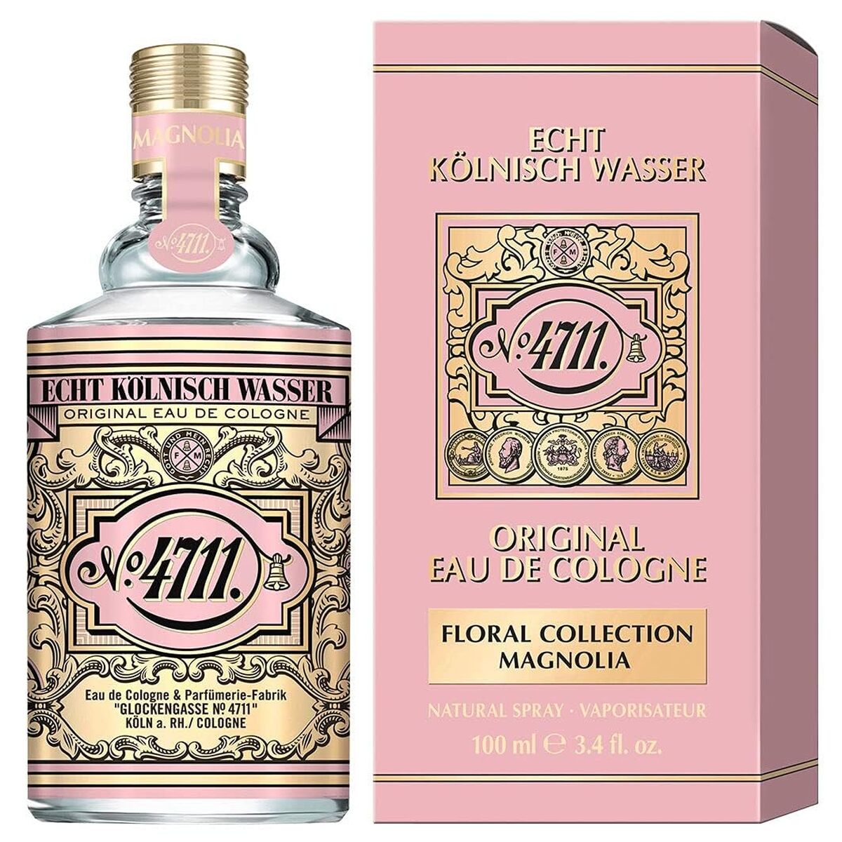 Unisex Perfume 4711 FLORAL COLLECTION MAGNOLIA 100 ml product packaging