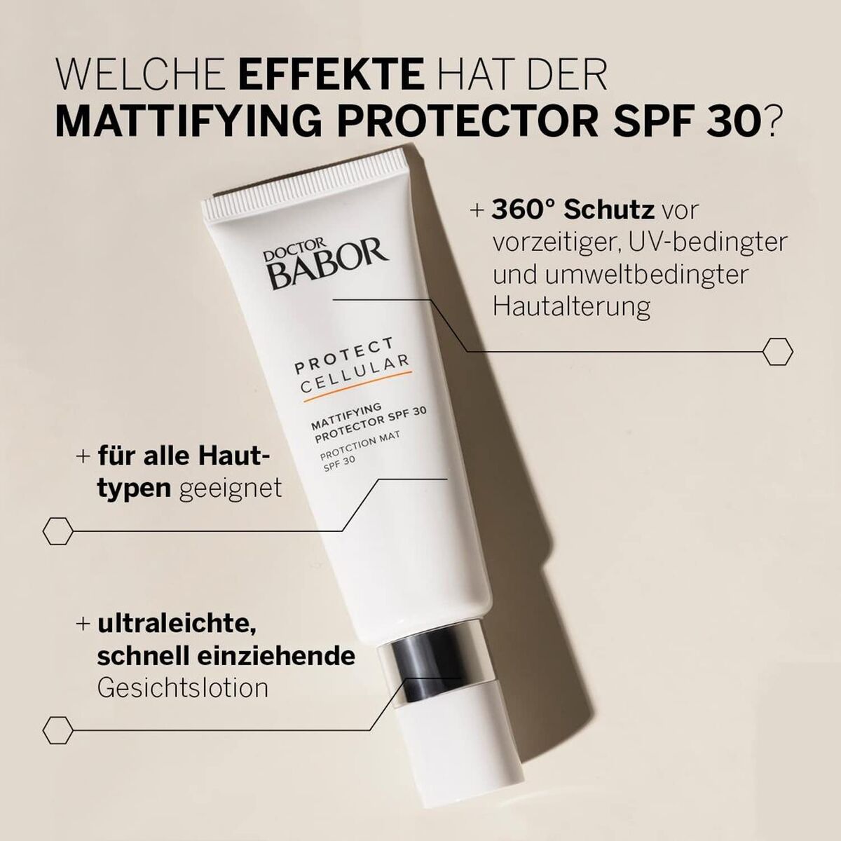 Sun Cream Babor skincare packaging